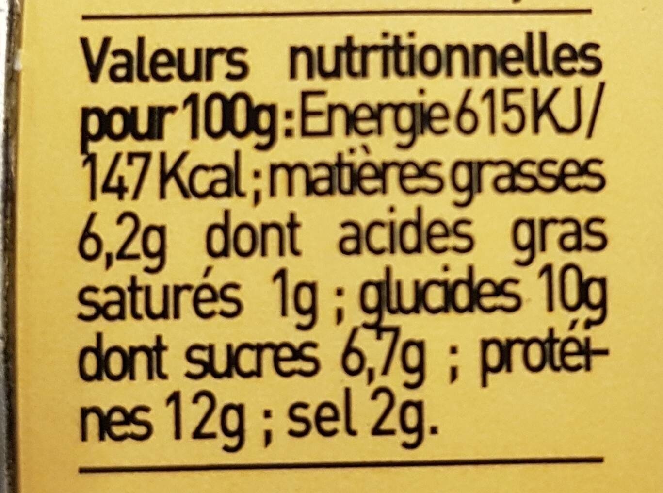 P'tits bulots poivrons grilles et limon - Nutrition facts - fr