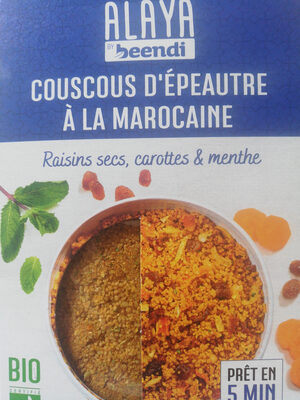 Couscous d'épeautre Raisins secs et Épices - Produit
