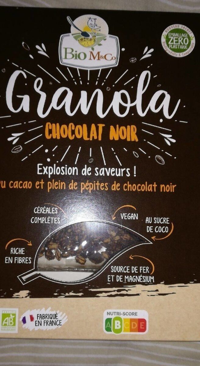 Granola chocolat noir - Product - fr