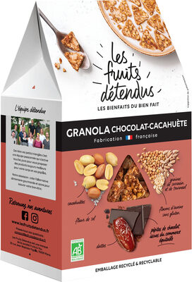 Granola Chocolat - Cacahuète - Product - fr