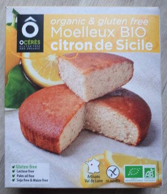 Moelleux Bio citron de Sicile - Product - fr