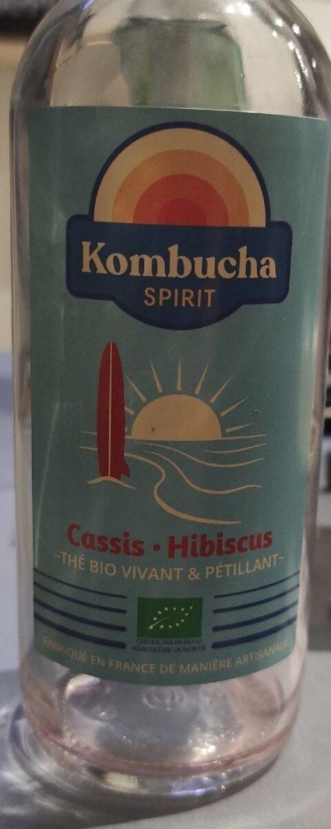 Kombucha spirit Cassis-Hibiscus - Product - fr