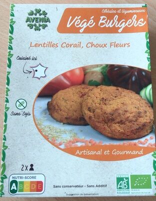 Burger végétal Lentilles Corail - Produkt - fr