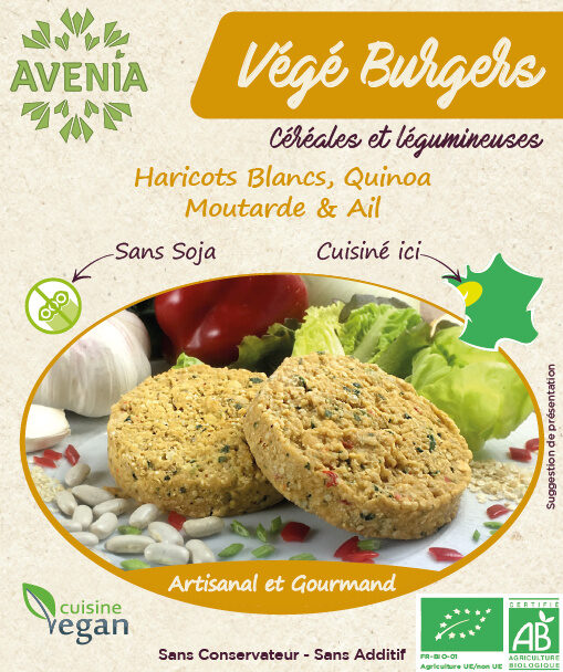 Burgers végétaux Haricots blancs - Product - fr