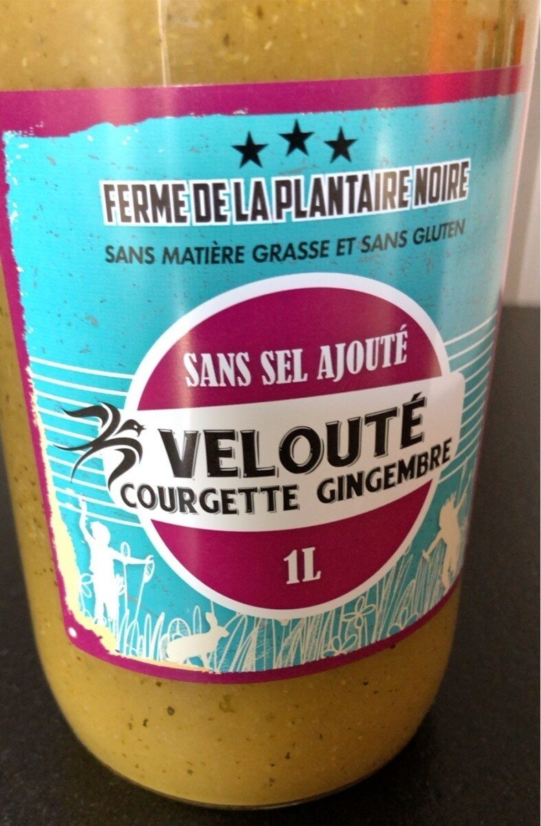 Velouté courgette gingembre - Product - fr