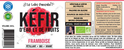 Kéfir de fruits framboise bio - Ingrediënten - fr