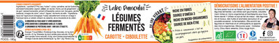 Légumes Fermentés Carotte - Ciboulette - Ingrediënten - fr
