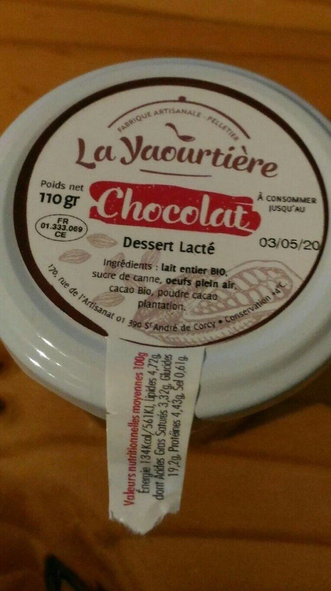 Dessert Lacté Chocolat - Produit