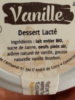 Dessert lacté vanille - 2