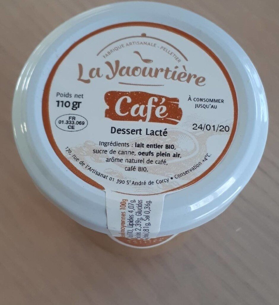 Dessert lacté Café - Produit