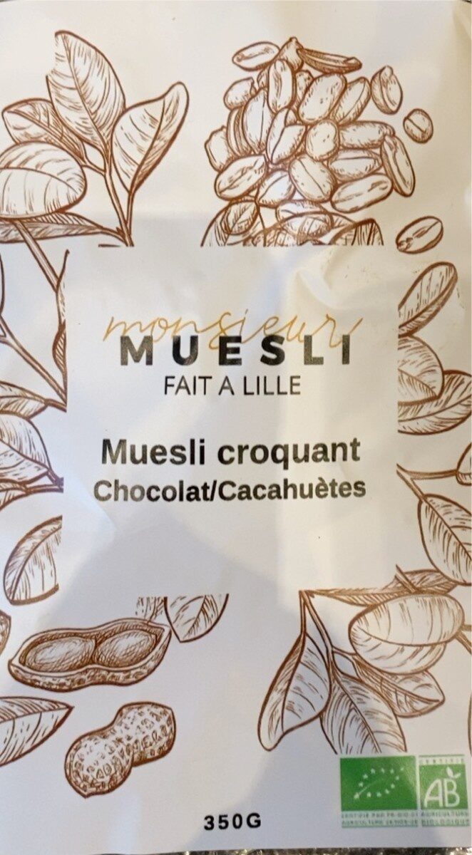 Muesli croquant chocolat/cacahuetes - Product - fr