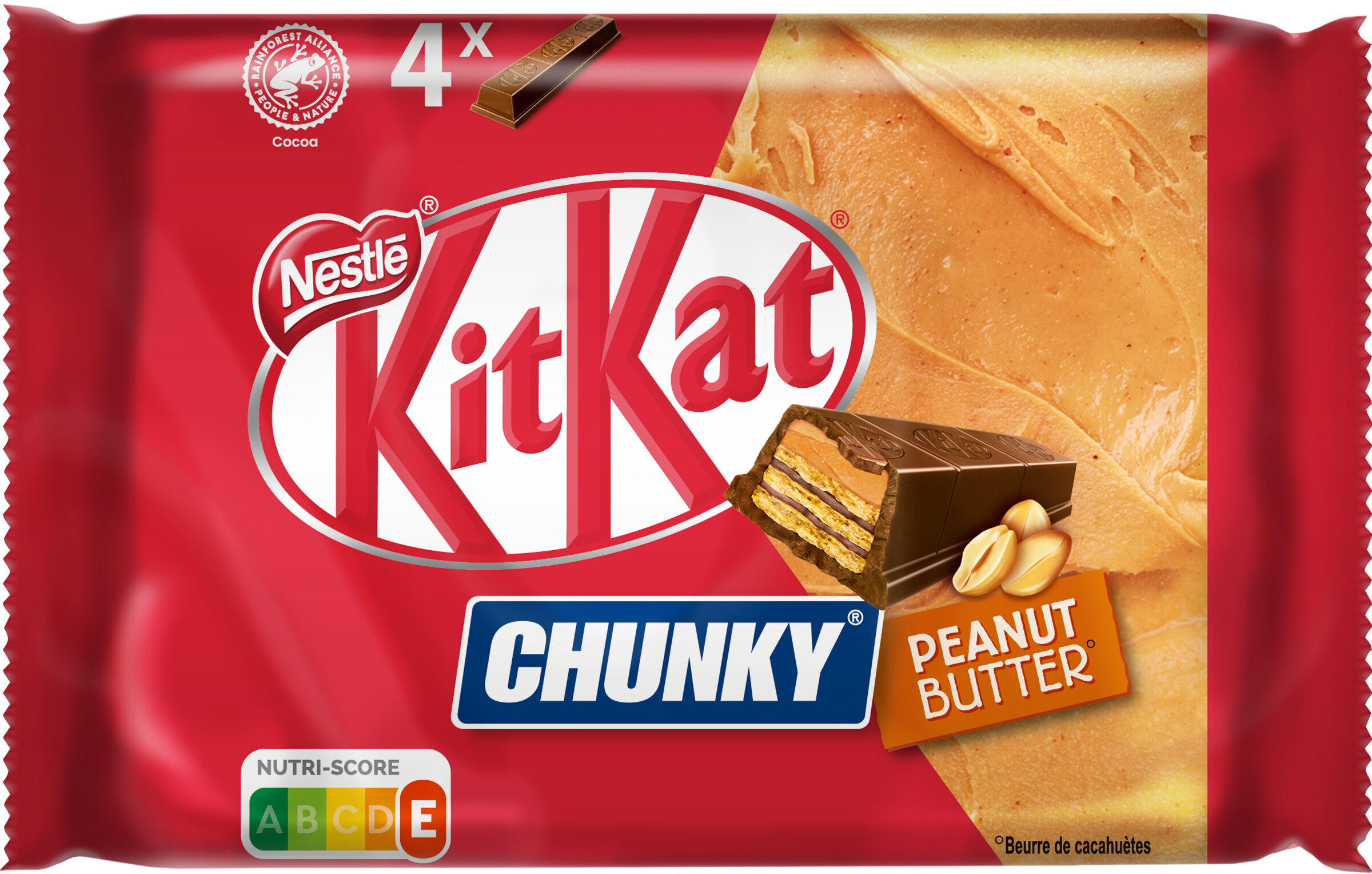 KITKAT CHUNKY Peanut Butter 168g - نتاج - fr
