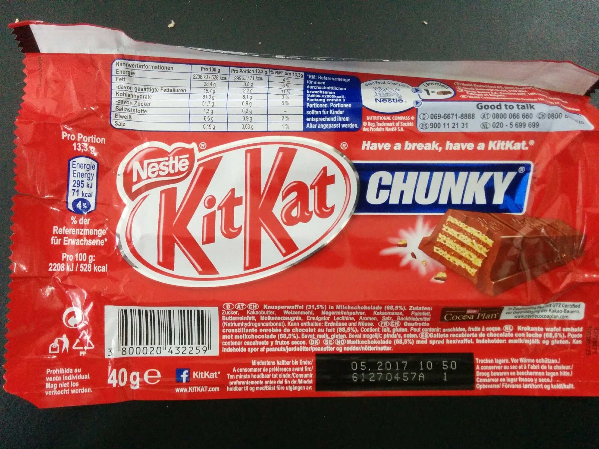 KitKat Chunky - Producte - en