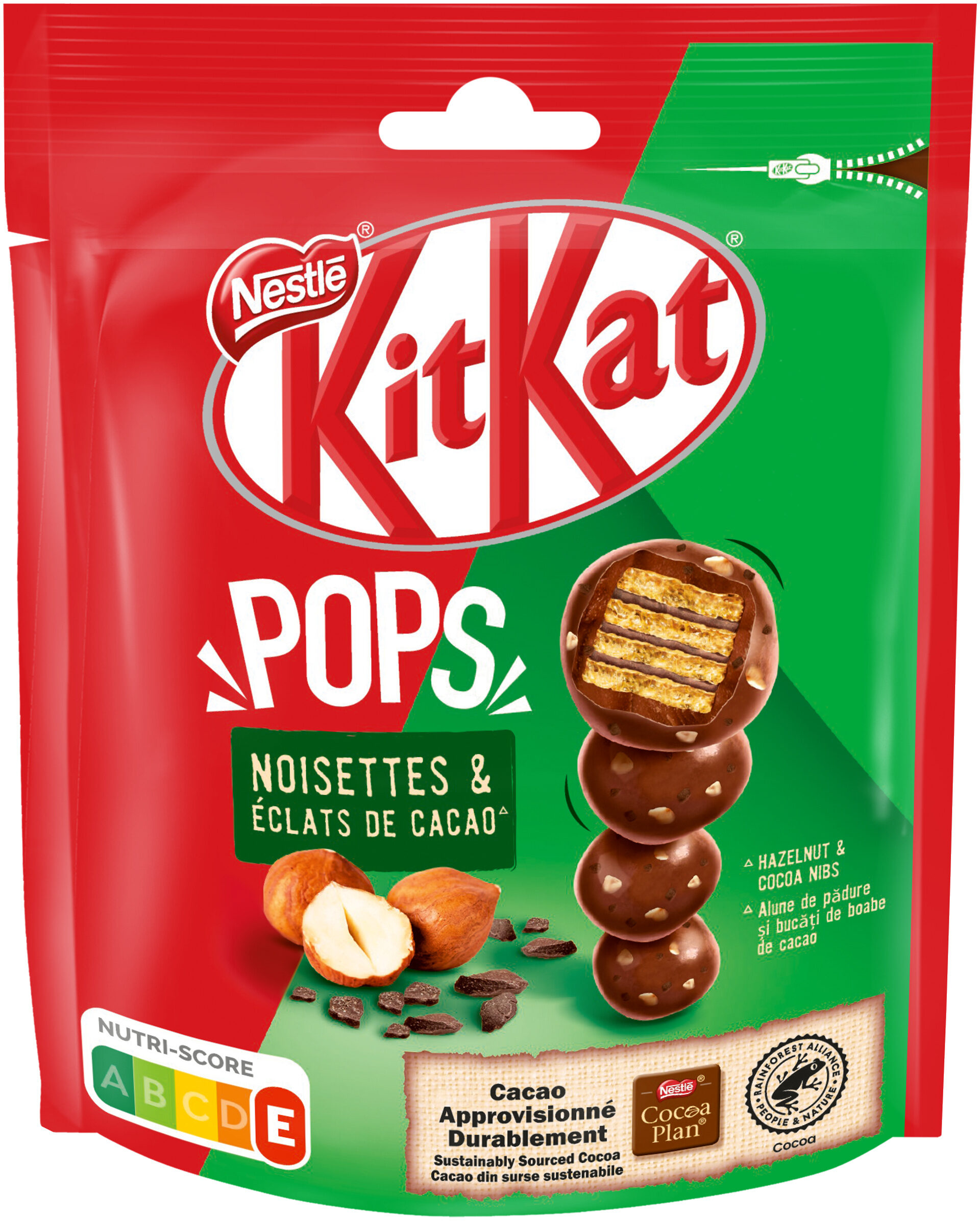 KITKAT POPS Noisettes & Eclats de cacao 110g - Product - fr