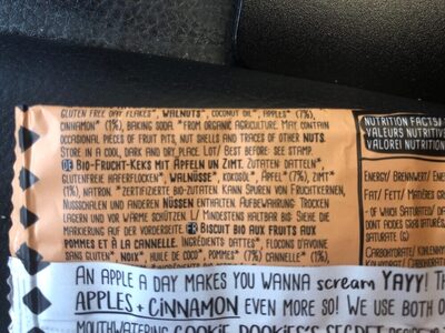 Apple and cinnamon cookie - Ingredienti - de