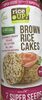 Brown rice cakes - Producto