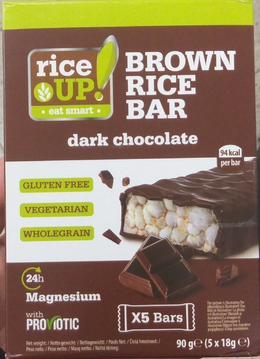 brown rice bar - dark chocolate - Produkt