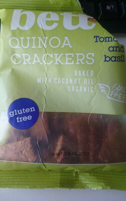 Better quinoa crackers - Продукт - en