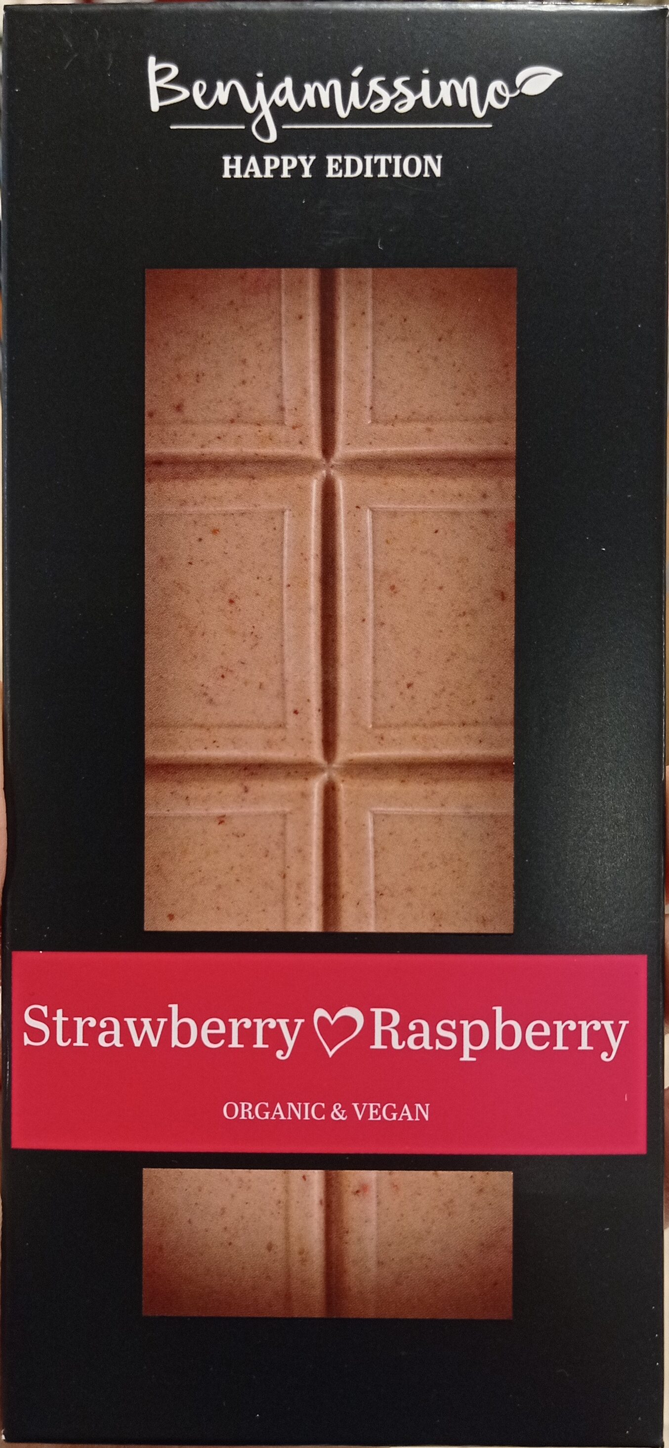 Fine Chocolate with superfoods strawberry raspberry - Продукт - en