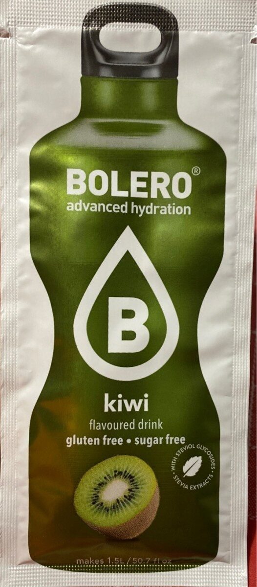 Bolero Kiwi - Tableau nutritionnel