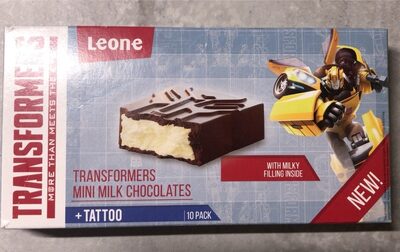 Transformers mini milk chocolates - Prodotto