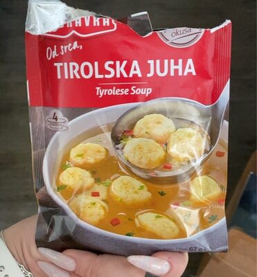 Tirolska juha - Производ