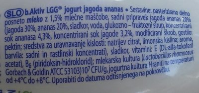 B.Aktiv smoothie jogada ananas - Ingrediënten - fr