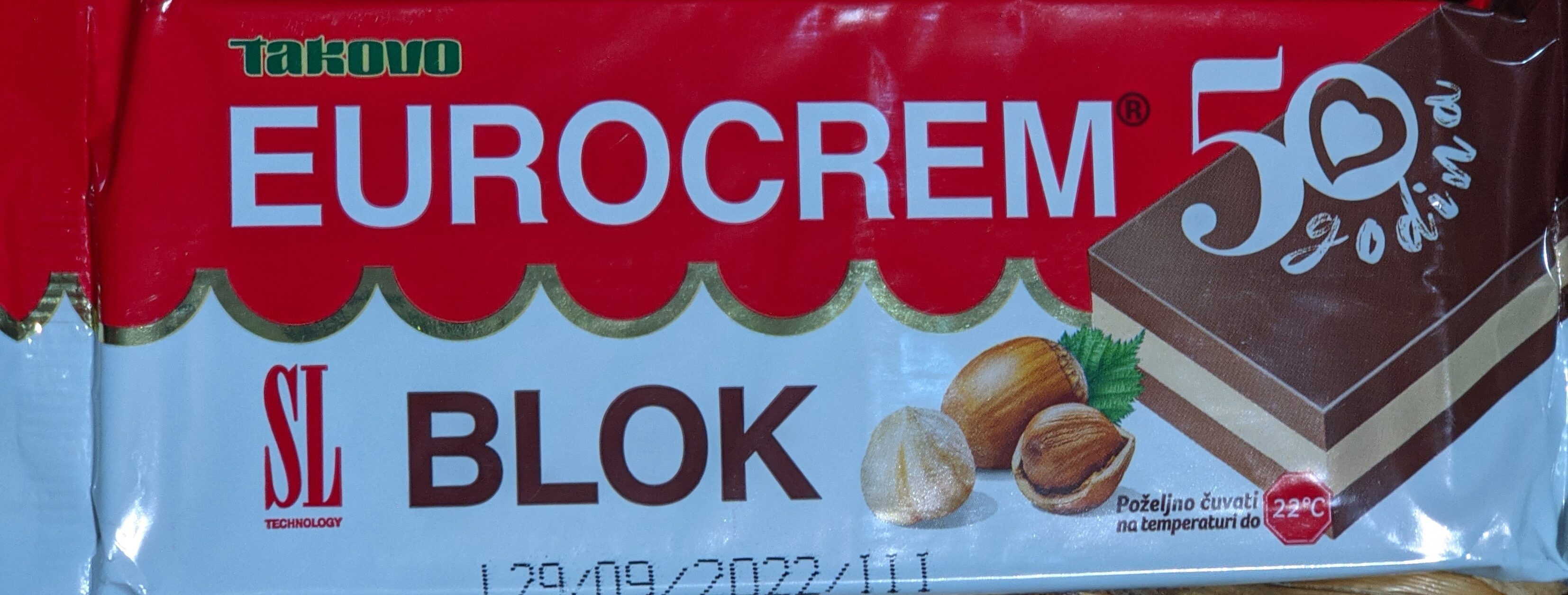 Eurocrem, Mleko, Lešnik, Kakao - Produkt - sr