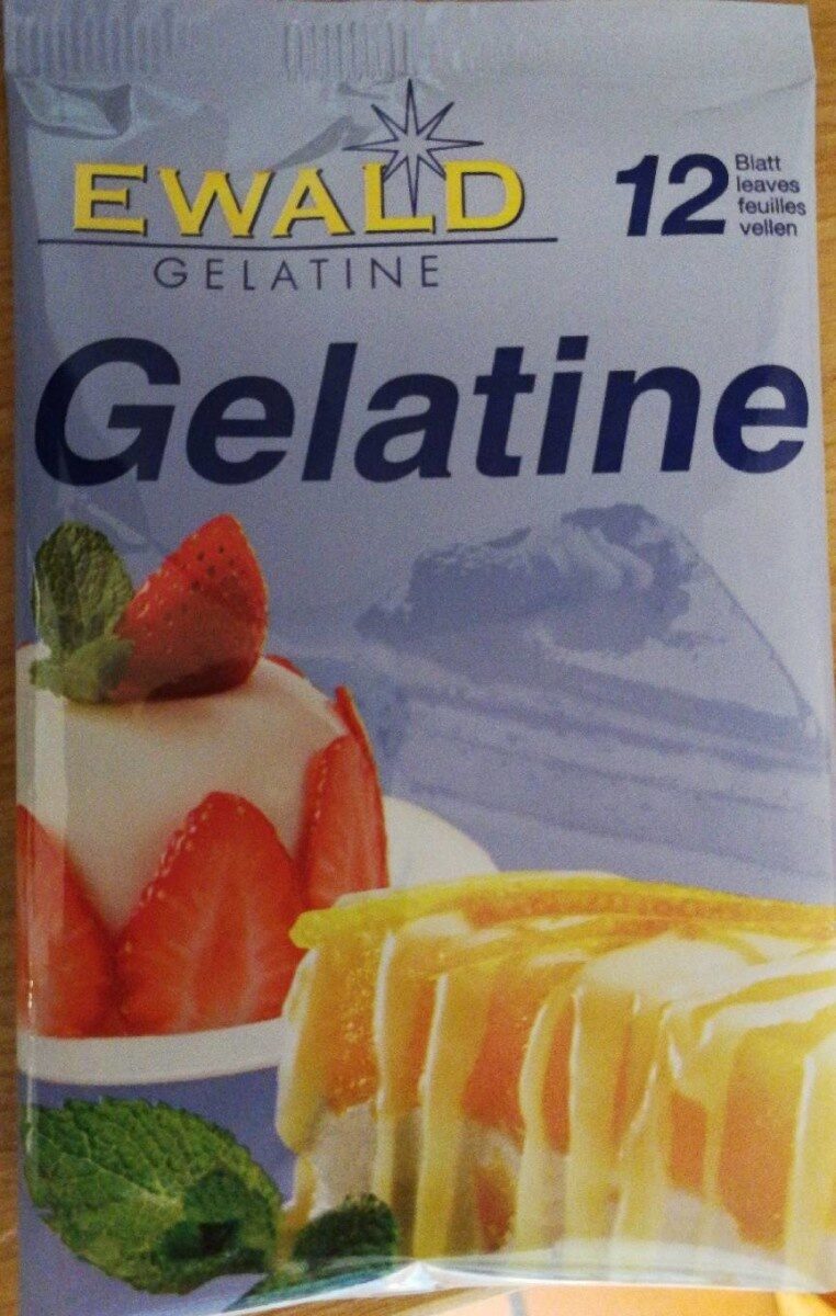 Gélatine - Produit - en