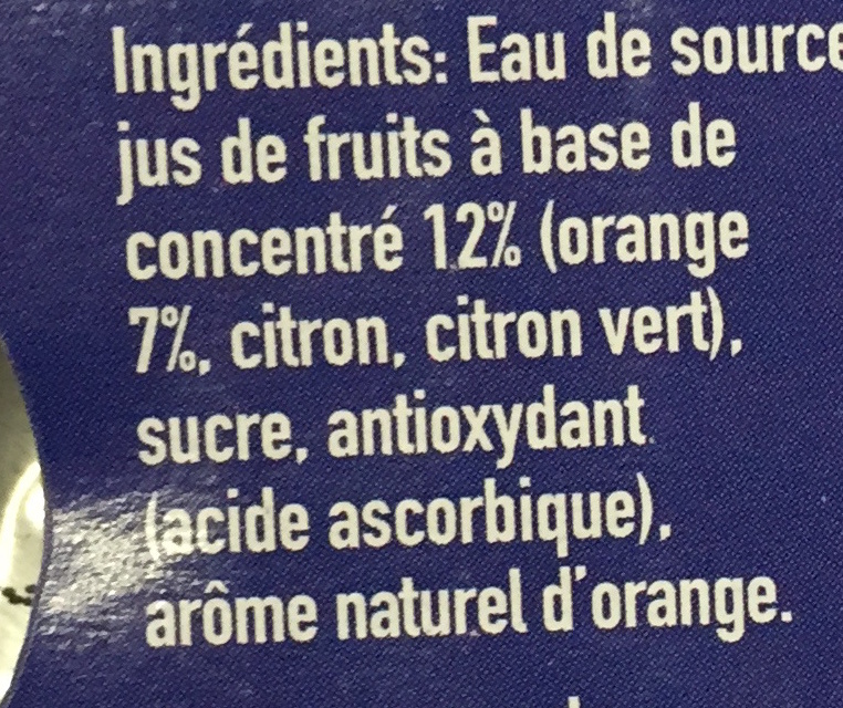 Capri-Sun Orange - Ingrédients