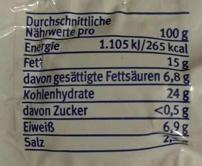 Mark-Klößchen - Nutrition facts - de