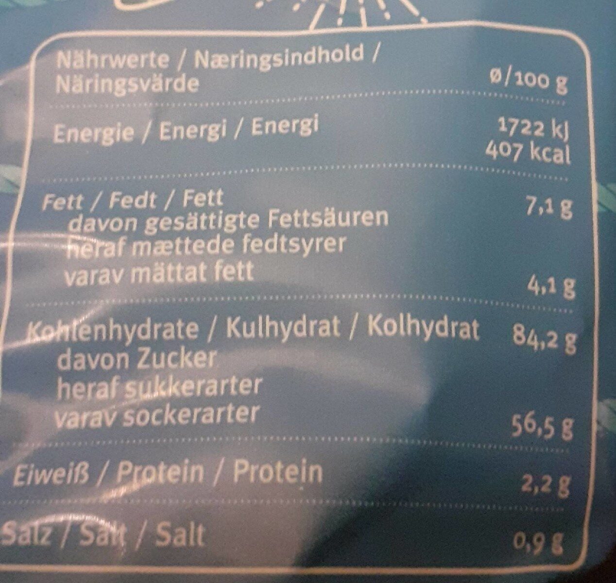 Lakritz Toffees - Nutrition facts - de