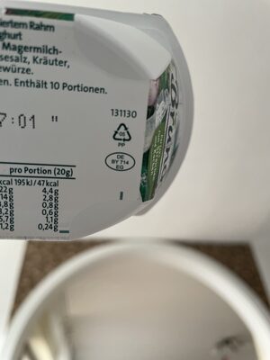 Brunch, Feine Kräuter - Instruction de recyclage et/ou informations d'emballage