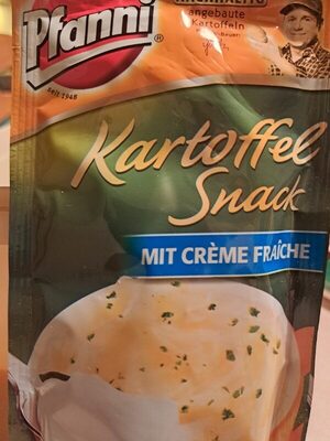 Kartoffelsnack mit Creme Fraiche - Produkt