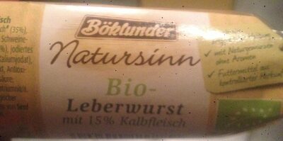 Bio Leberwurst - Product - de