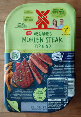 Veganes Mühlen Steak Typ Rind - Producto - de