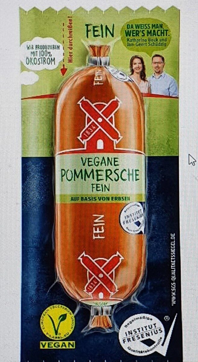 Vegane Pommersche Fein - Produkt