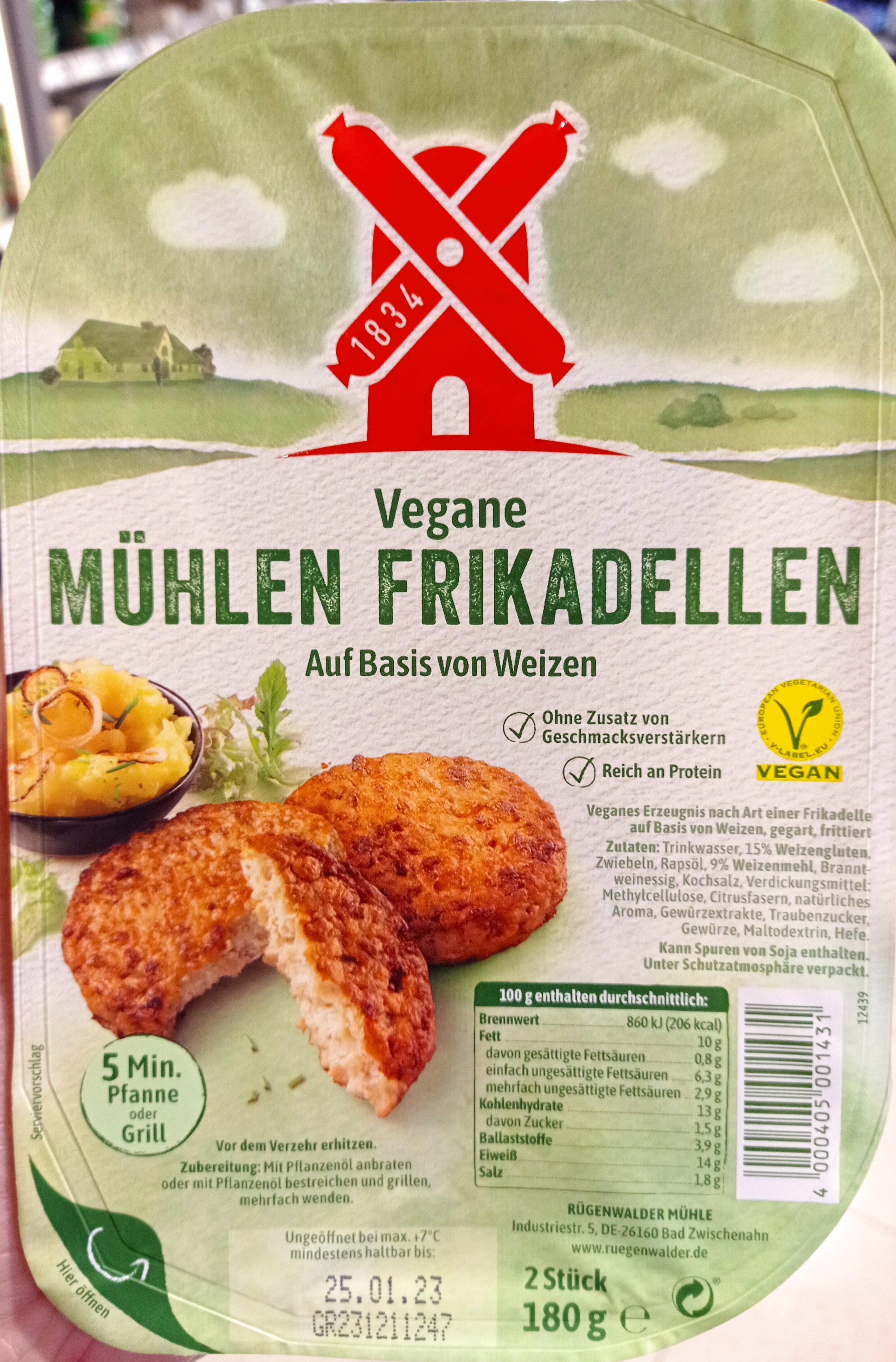 Vegane Mühlen Frikadellen - Produit - de