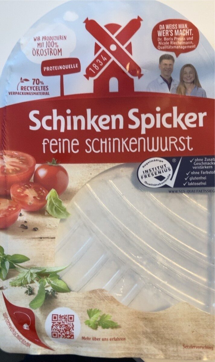 Schinkenspicker Feine Schinkenwurst - Produkt