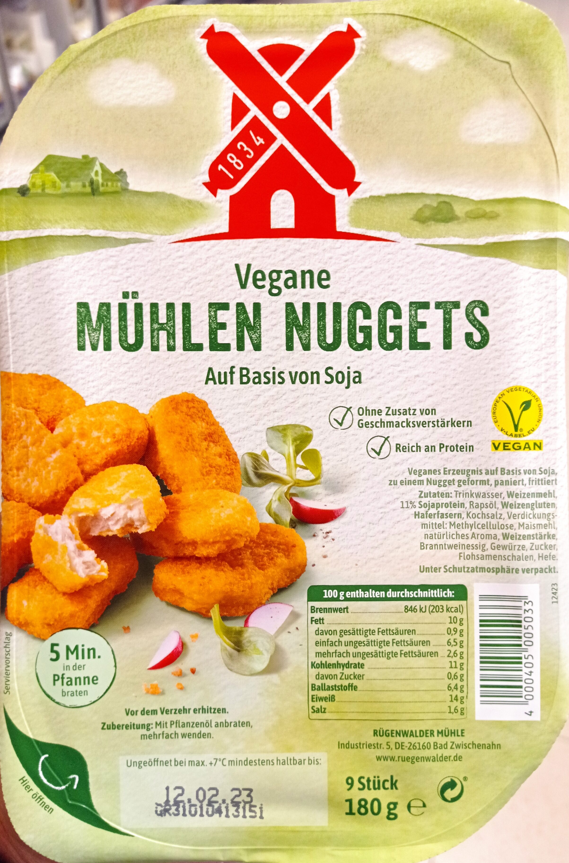 Vegane Mühlen Nuggets Klassisch - Produit - de