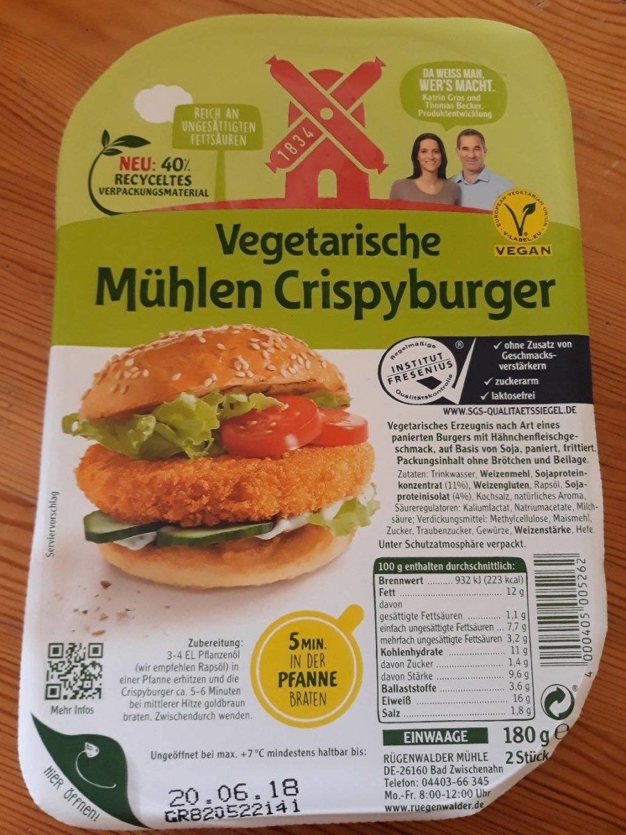 Mühlen Crispyburger - Produit - de