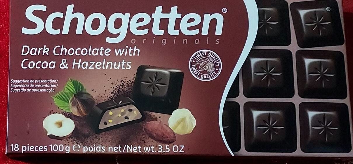 Dark Chocolate with Cocoa & Hazelnuts - Product - en