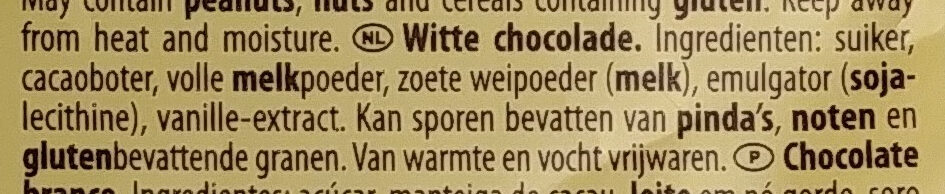 Biała czekolada - Ingrediënten