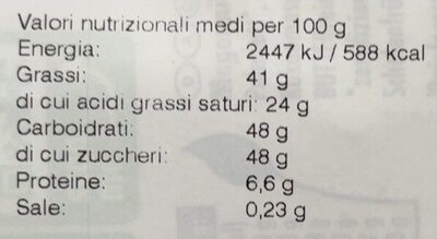 Ritter Joghurt - Información nutricional - de