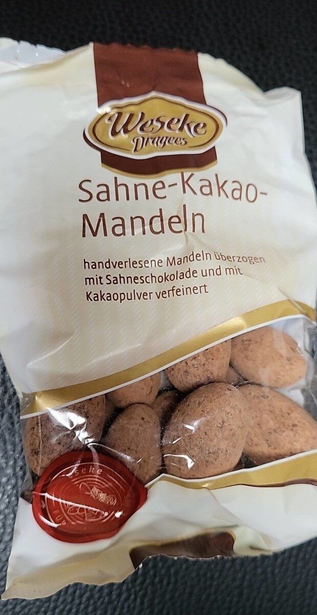 Sahne-Kakao-Mandeln - Voedingswaarden - fr