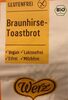 Braunhirse-toastbrot - Product