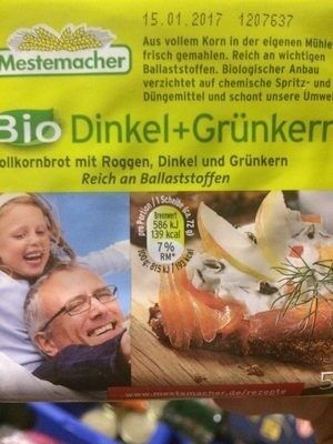 Vollkornbrot - Bio Dinkel + Grünkern - Produkt