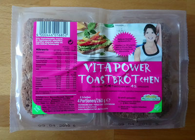 Vitapower Toastbrötchen - Produkt