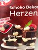 Schoko Dekor Herzen - Product