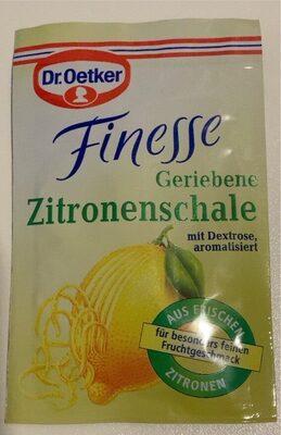 Geriebene  Zitronenschale - Produit - de